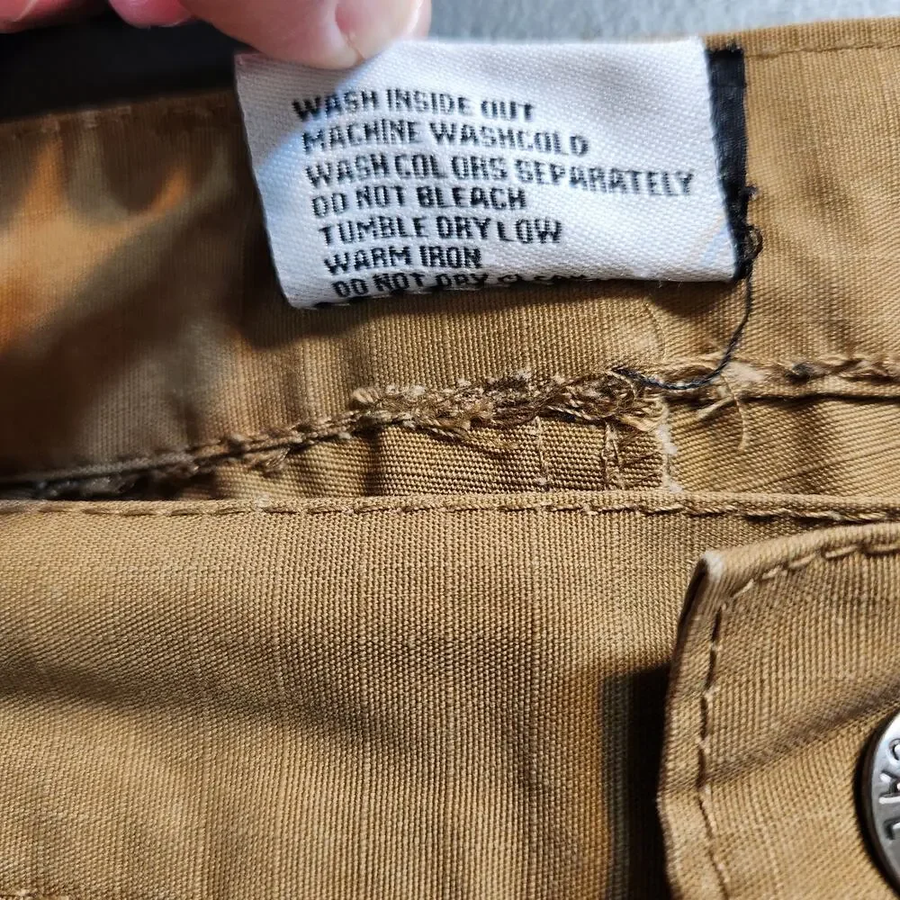 RAPDOM RAPID DOMINANCE T56 Brown Deep Pocket Ripstop Tactical Pants Mens 34 x 30
